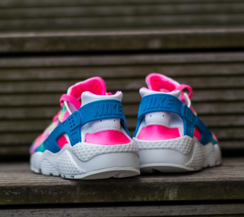 Pink store blue huaraches
