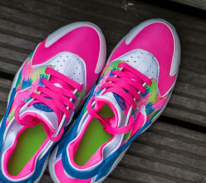 Huaraches pink blue white store