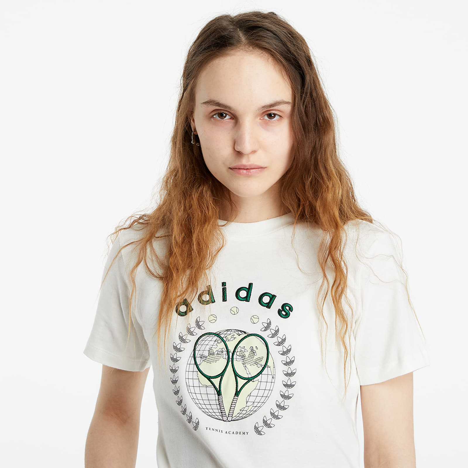Тениски adidas Tennis Graphic Tee Off White