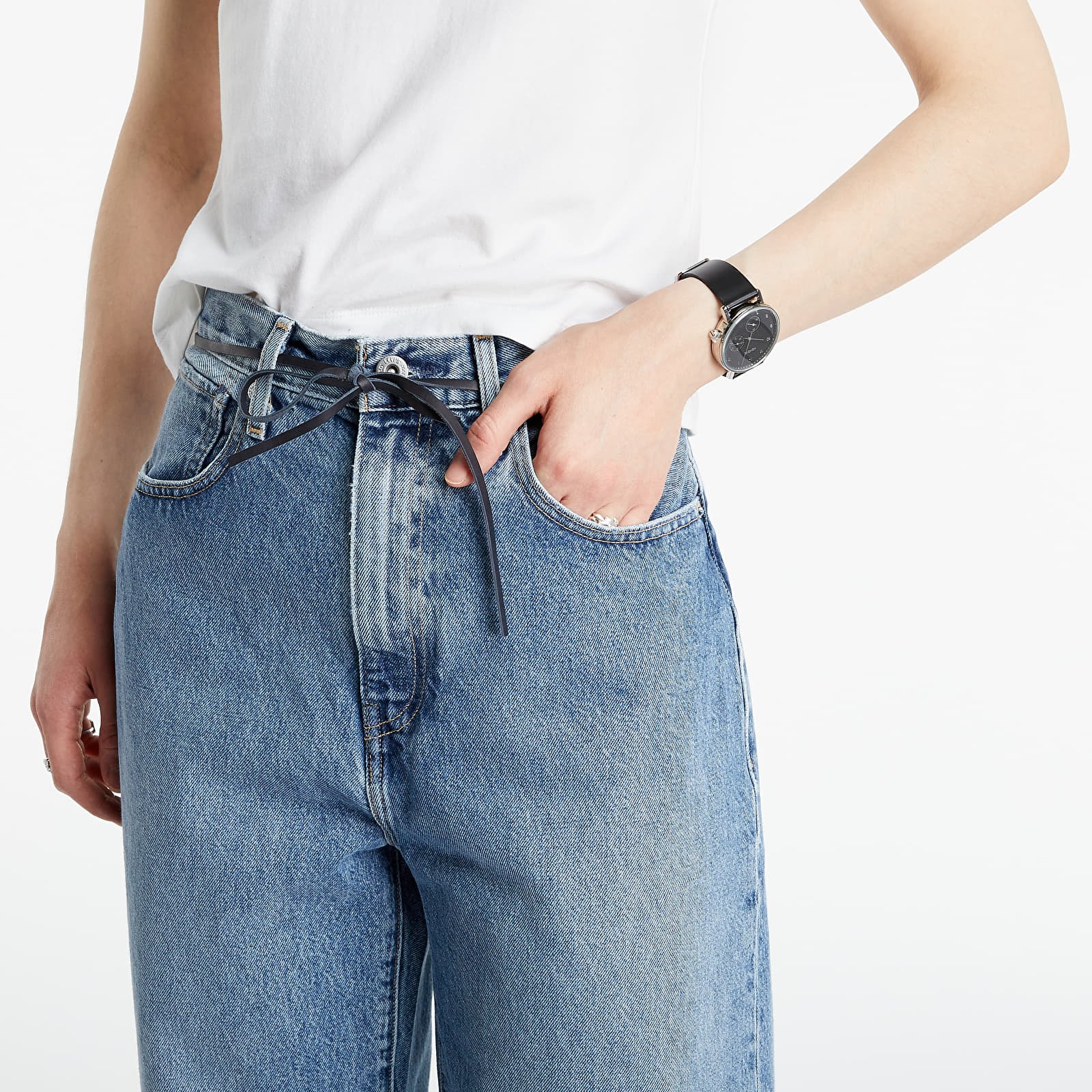 Pantaloni Levi's® Barrel Crop Jeans Blue