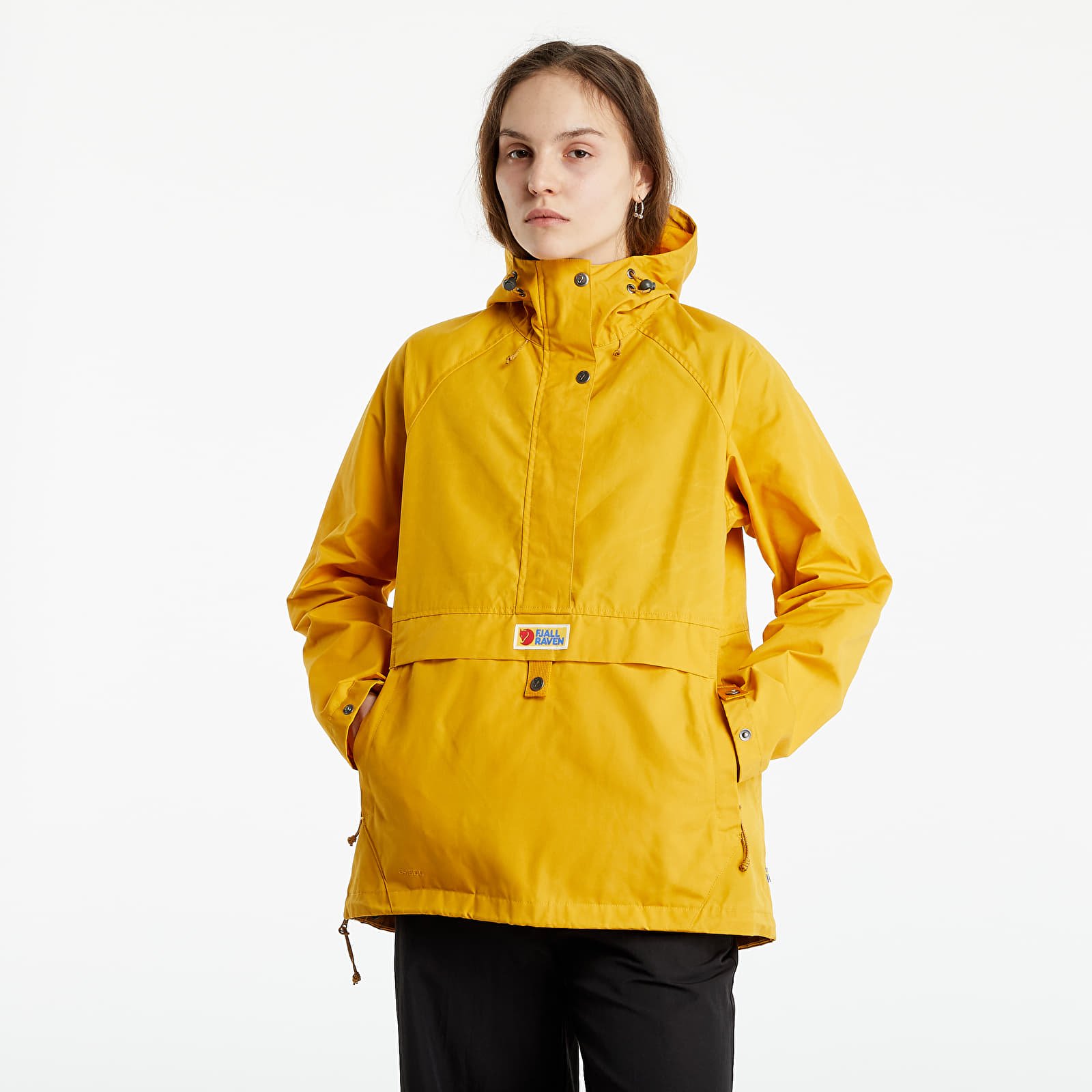 Jackets Fj llr ven Vardag Anorak W Mustard Yellow Footshop