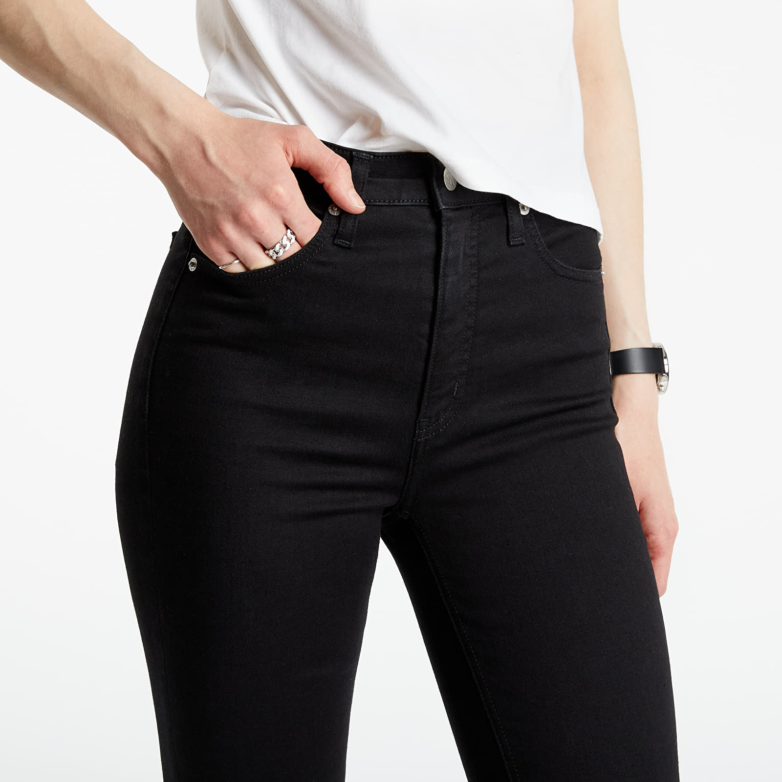Pants and jeans Calvin Klein Jeans High Rise Super Skinny Ankle | Footshop