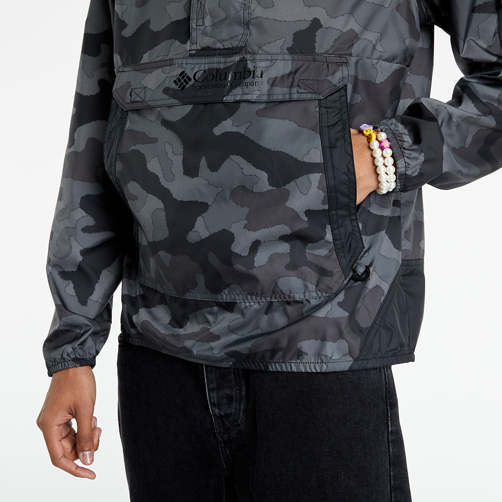 Jacken Columbia Challenger™ Windbreaker Black Trad Camo/ Black