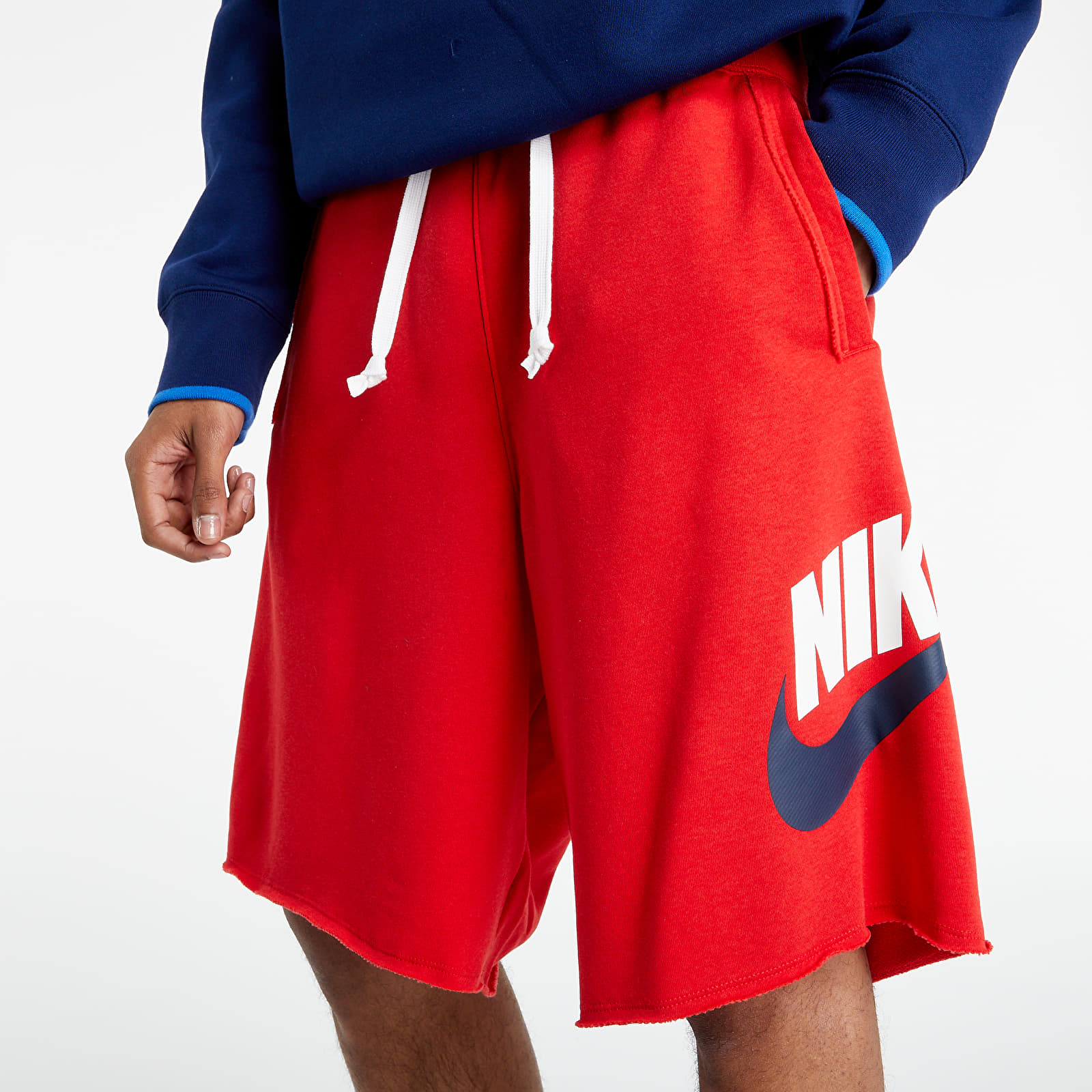 Kraťasy Nike Sportswear SPE Shorts Ft Alumni University Red/ White/ Midnight Navy