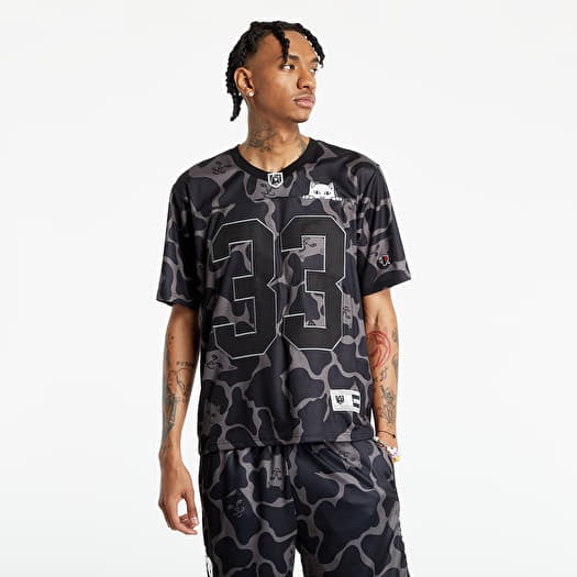 RIPNDIP カモフラージュ ユニフォーム 33 完売品 T-shirts RIPNDIP Peeking Nermal Football Jersey Black Nerm Camo
