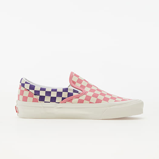 Pink and new arrivals blue checkered vans