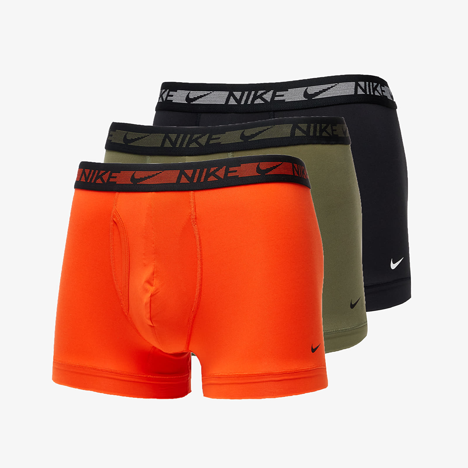 Boxerky Nike Trunks 3 Pack Team Orange/ Medium Olive/ Black