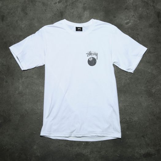 St ssy 8 Ball Stamp Tee White