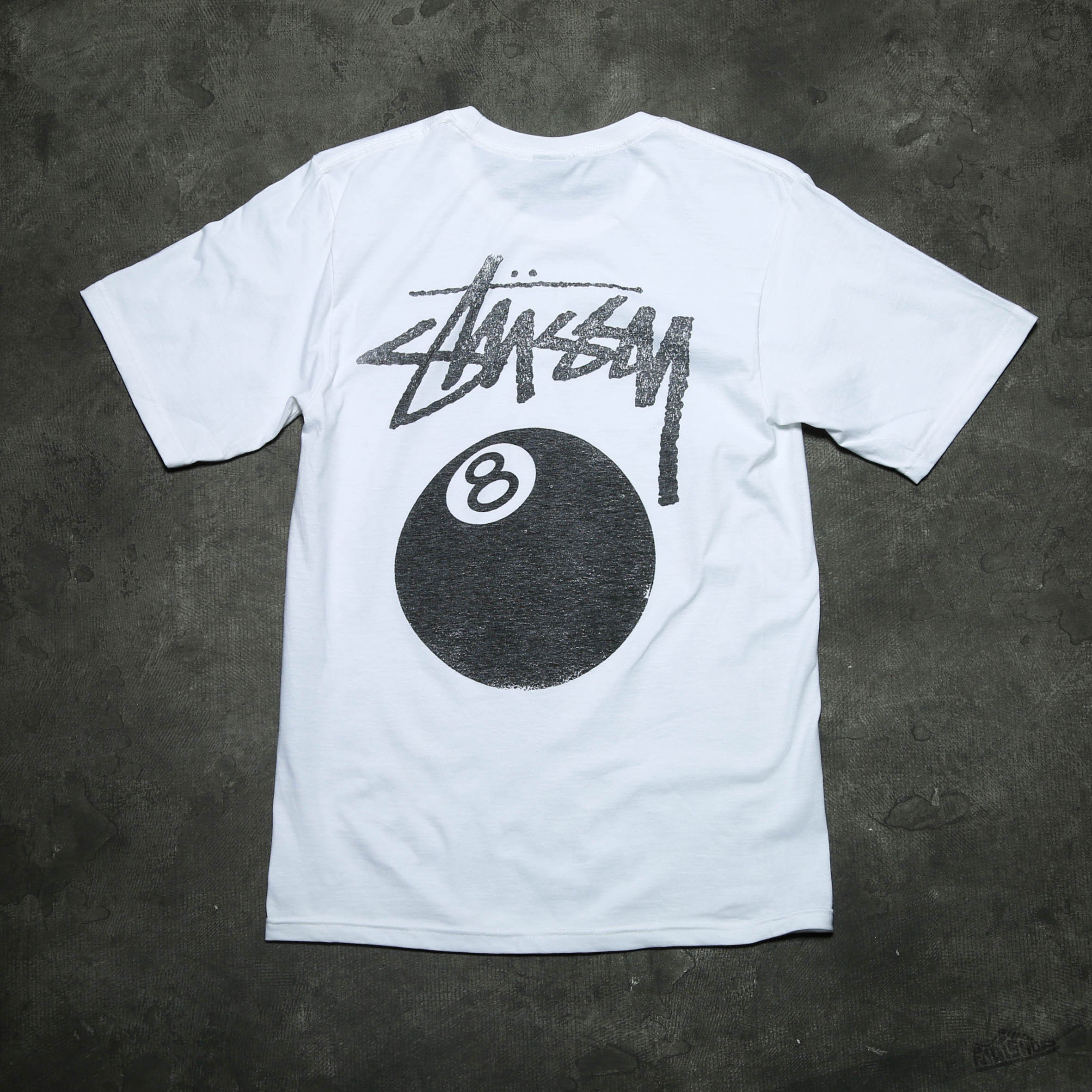Majice i košulje kratkih rukava Stüssy 8 Ball Stamp Tee White