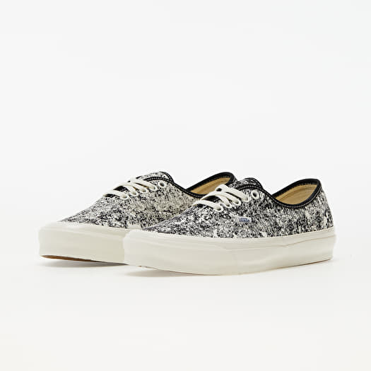 Vans Vault OG Authentic LX (Canvas) Acid Wash Black/ Marshmallow