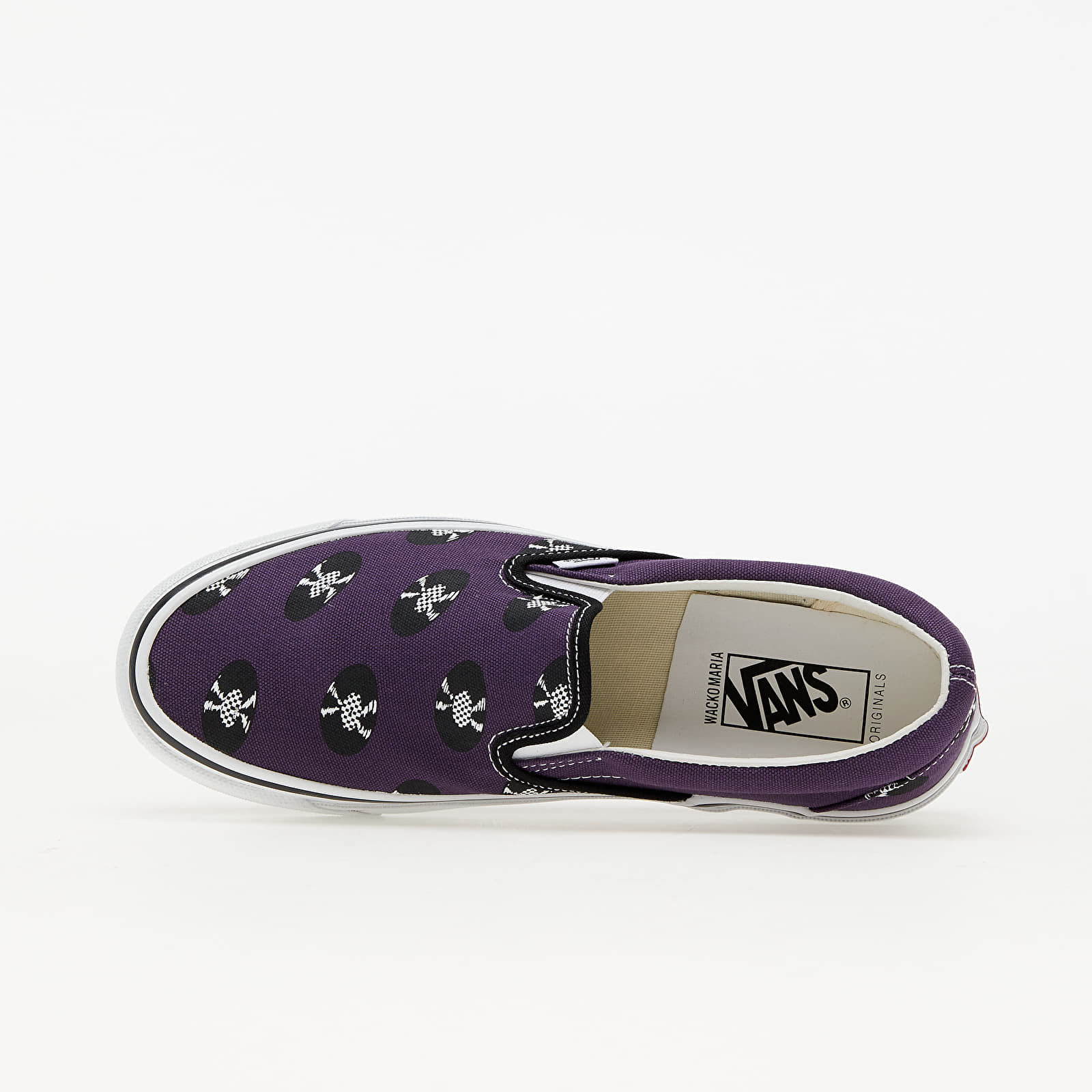 Herren Sneaker und Schuhe Vans Vault x Wacko Maria OG Classic Slip-On LX Spectra Green