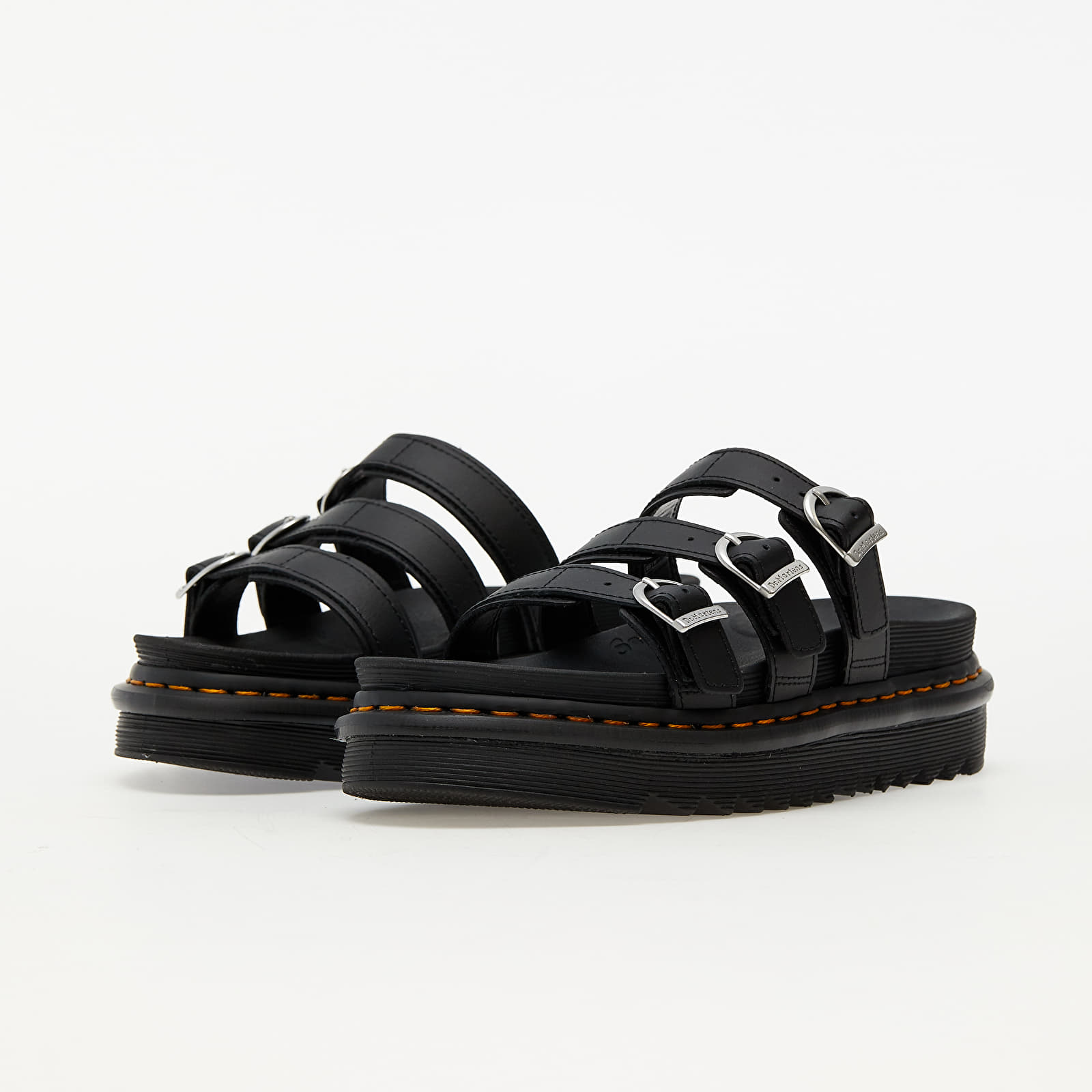 Chaussures et baskets femme Dr. Martens Blaire Slide Black Hydro