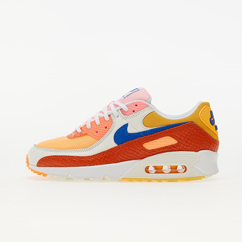 Nike Wmns Air Max 90 Campfire Orange/ Racer Blue-Sail