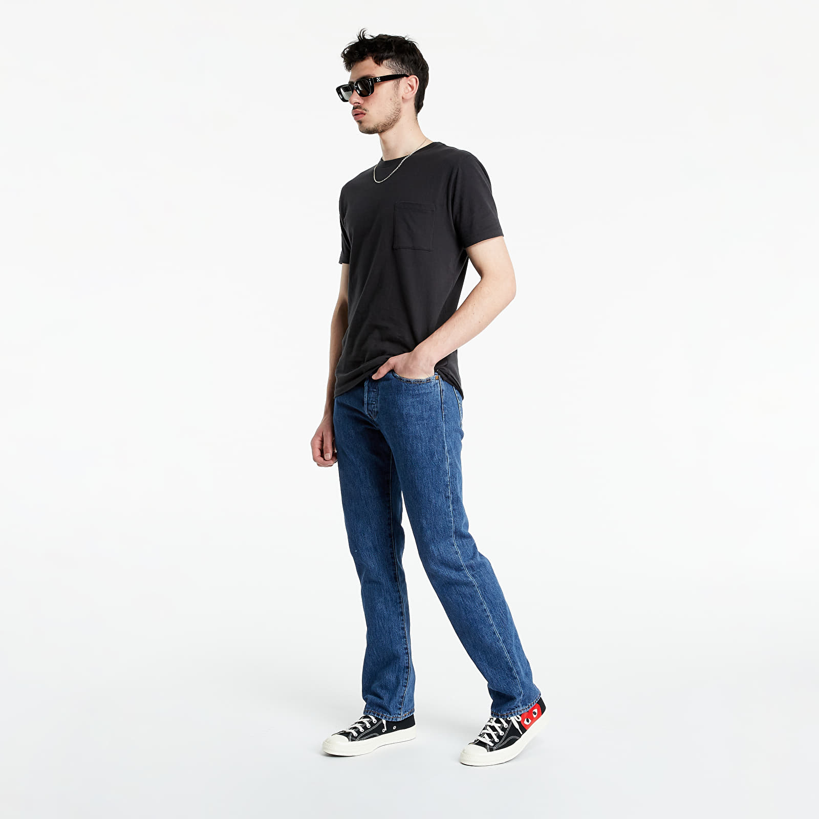 Traperice i hlače Levi's® 501 Original Stonewash Jeans Blue