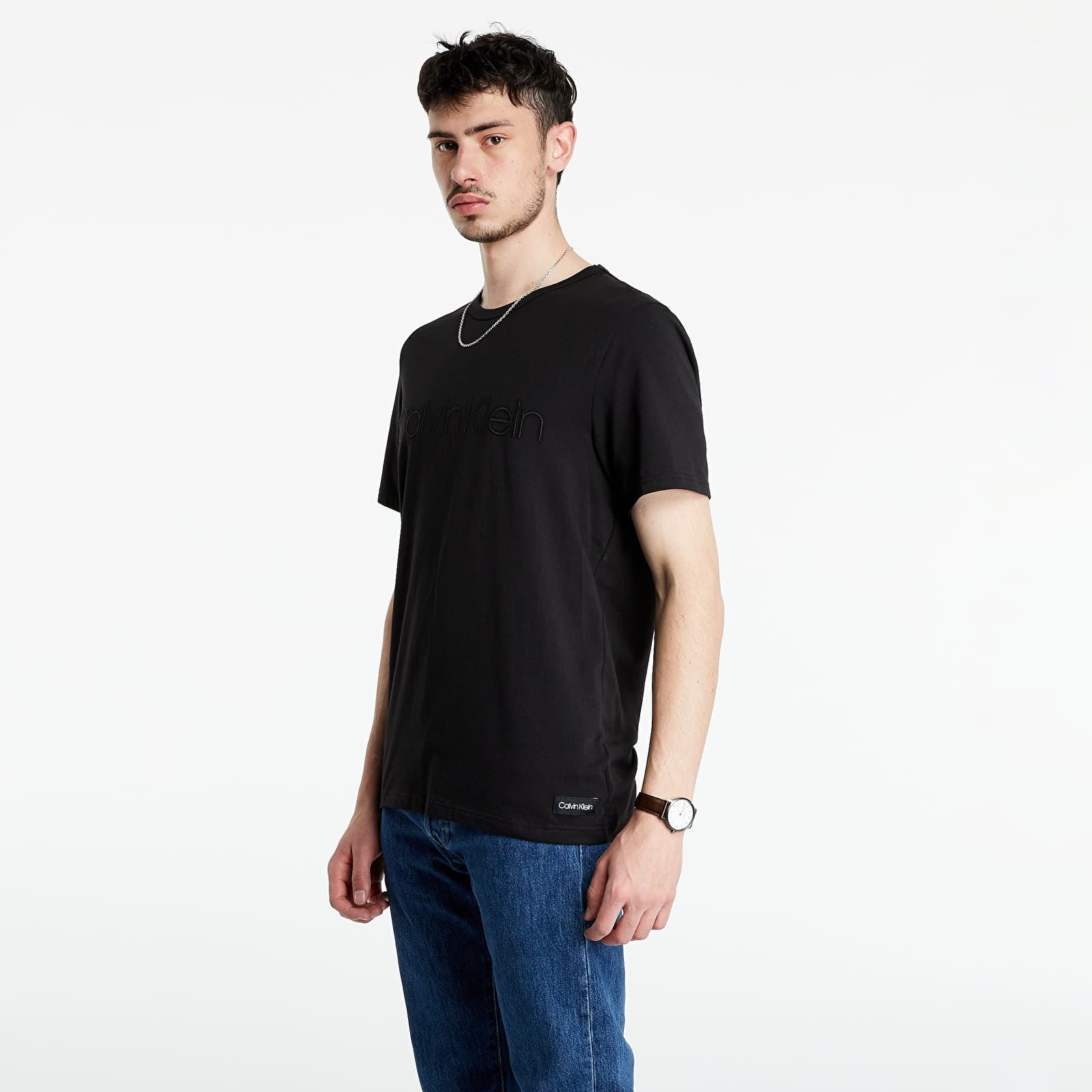 T-shirts Calvin Klein Short Sleeve Crewneck Black
