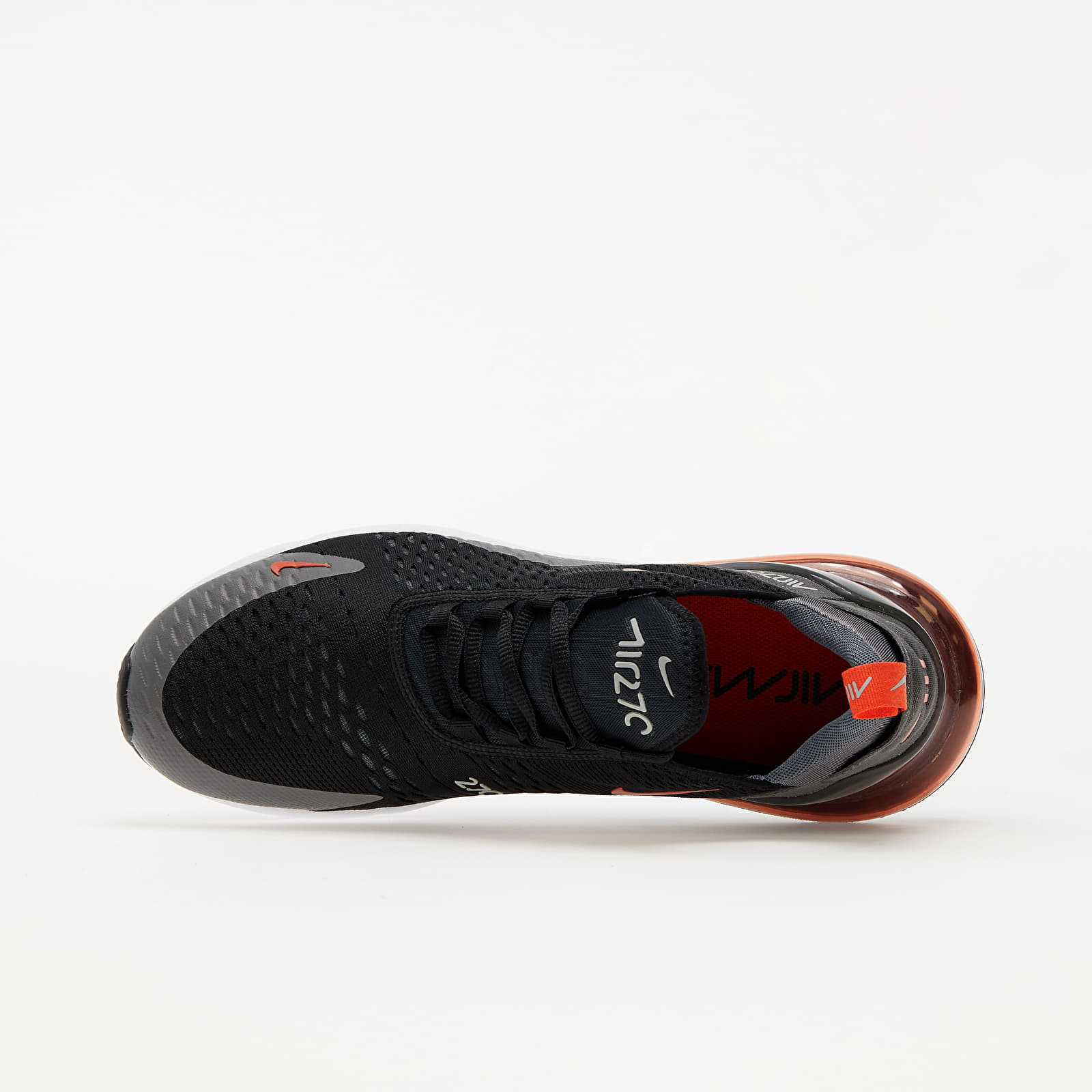 Men s shoes Nike Air Max 270 Essential Black Team Orange Iron Grey Turf Orange Footshop