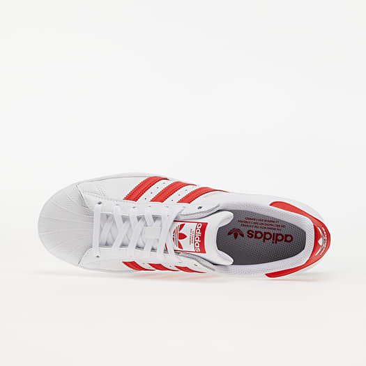 Men s shoes adidas Superstar Ftwr White Vivid Red Gold Met
