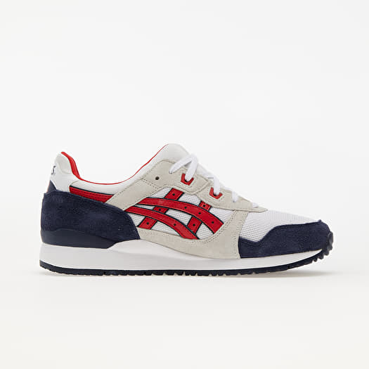Asics gel lyte iii red and white shop