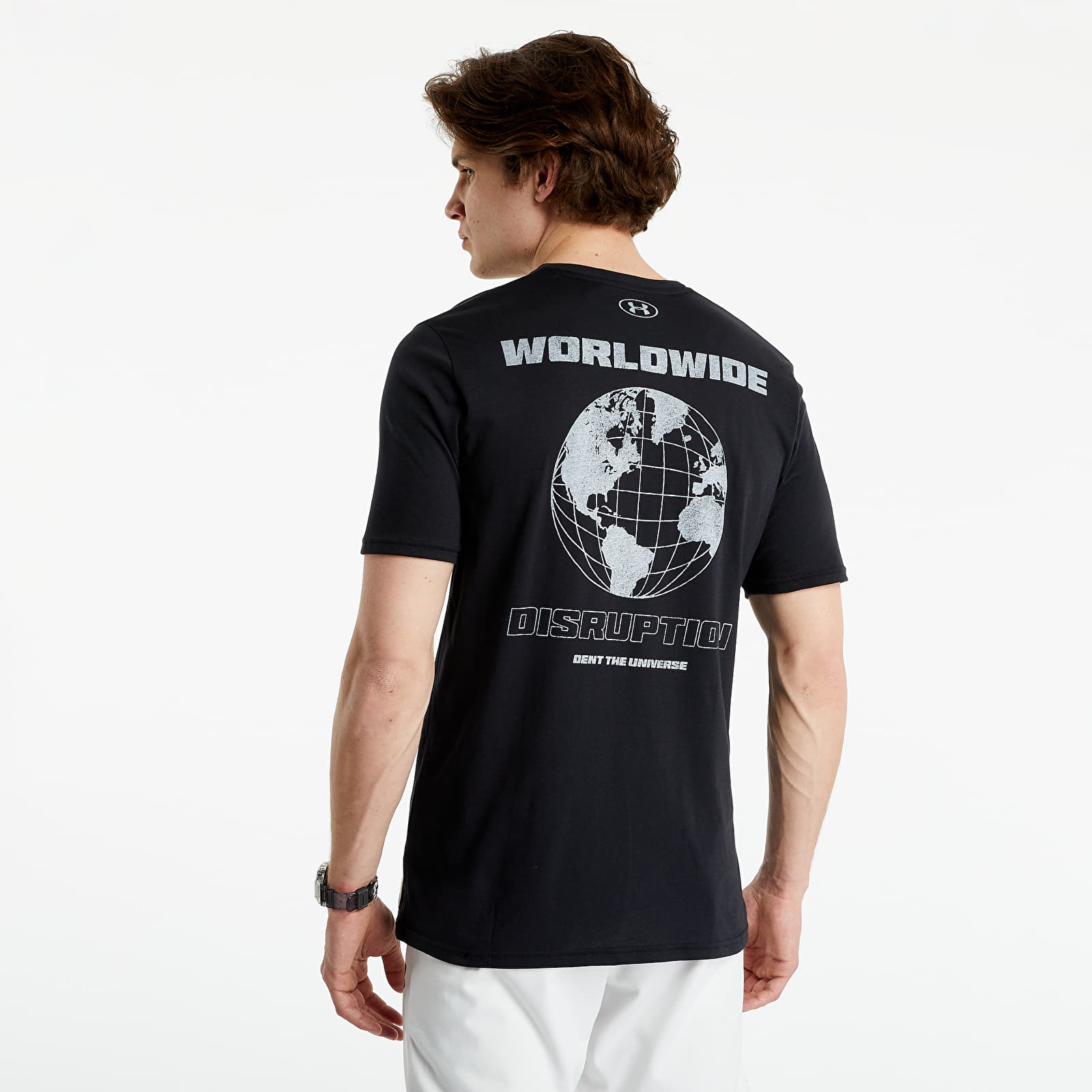 Marškinėliai Under Armour Project Rock Fire Shortsleeve Tee Black/ Black