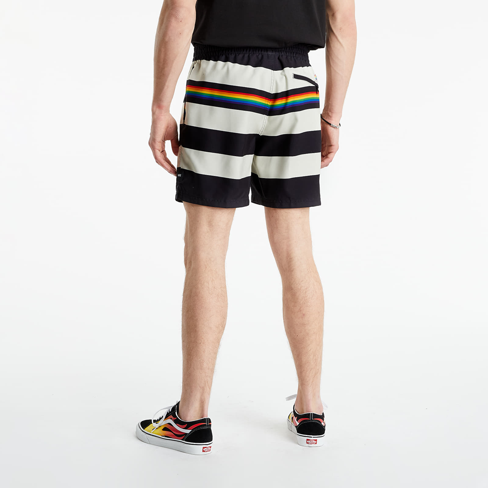 Pantalones cortos Vans Pride Stripe Volley Shorts Black/ Rainbow