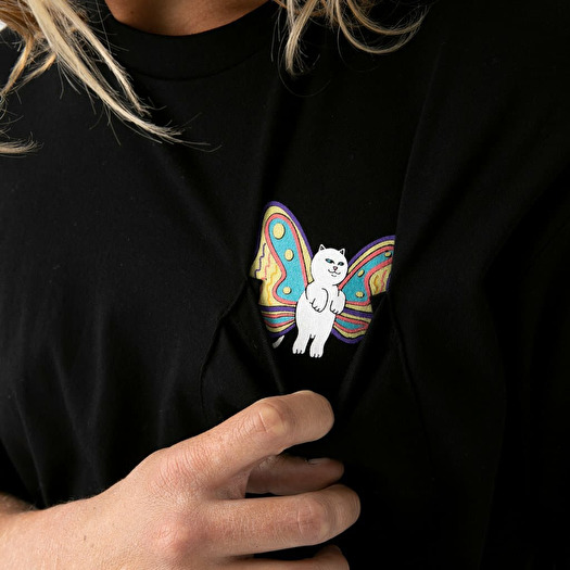 服/ファッション RIPNDIP / Floating Pocket Tee Футболки RIPNDIP Floating Pocket Tee Black (RND4749) | Footshop