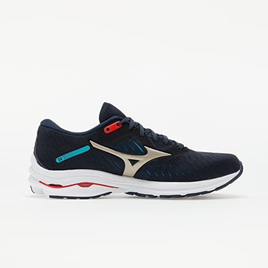 Men s shoes Mizuno Wave Rider 24 India Ink Platinum Blue Footshop