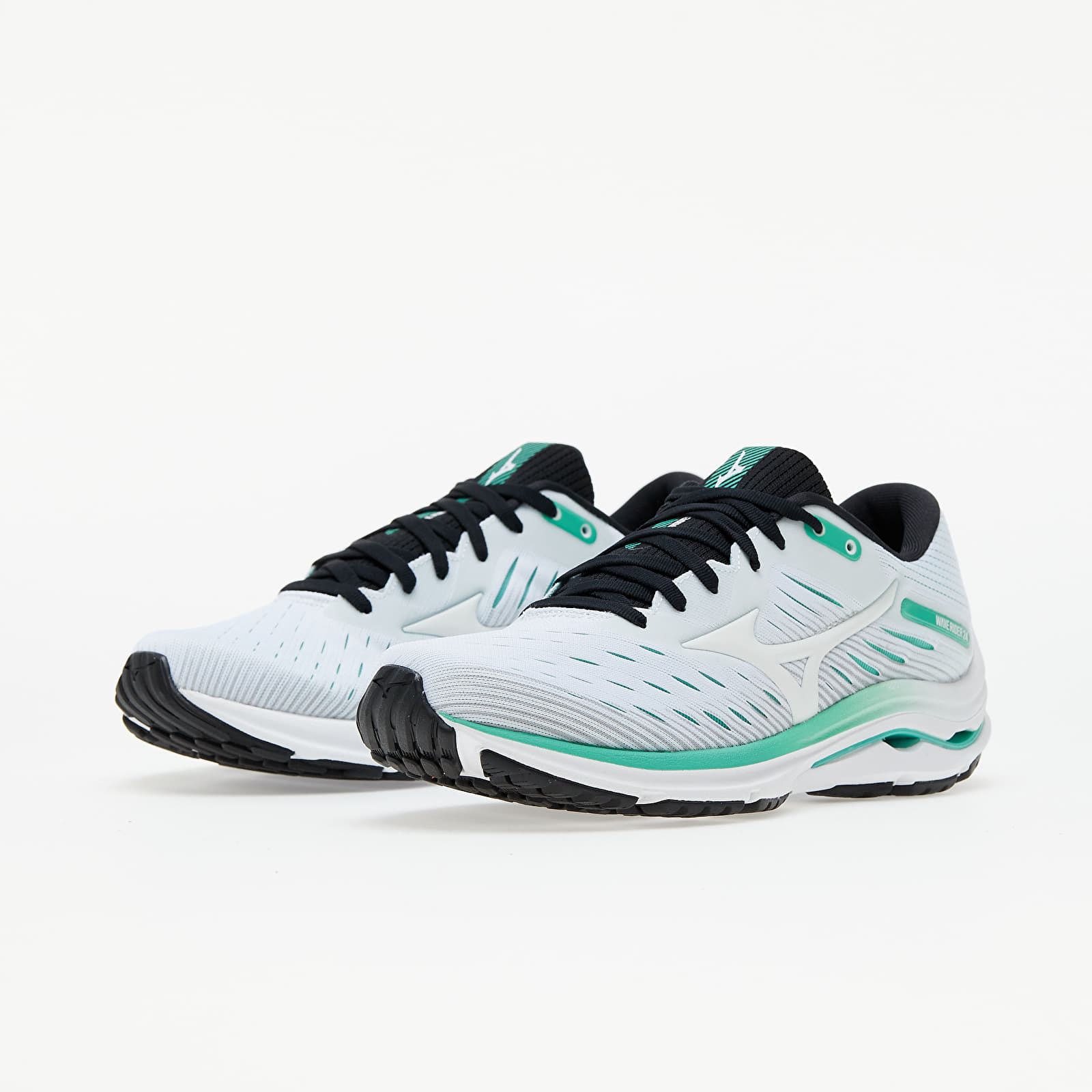 Zapatillas mujer Mizuno Wave Rider 24 White/ White/ Jade Cream