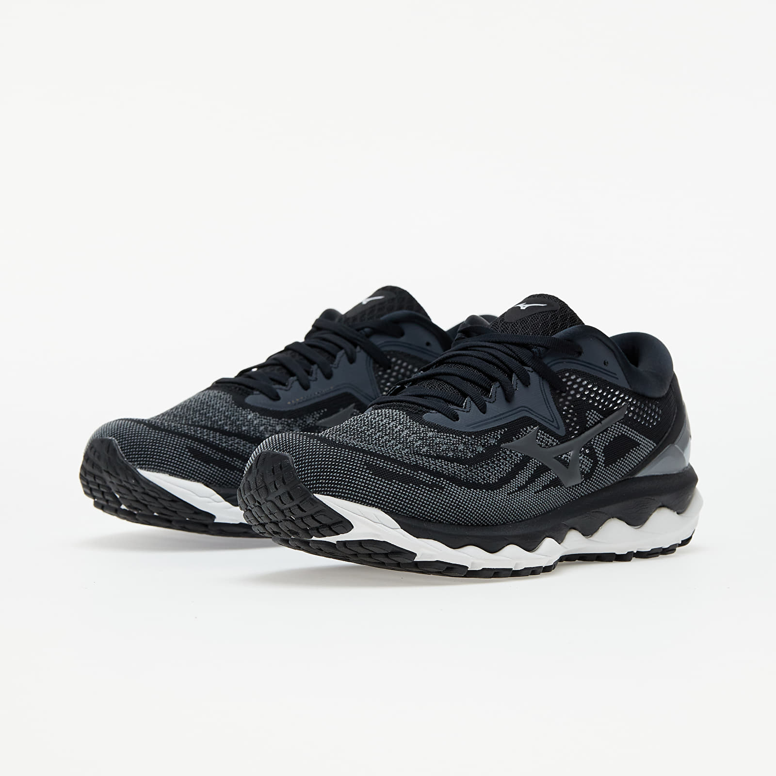 Zapatillas Hombre Mizuno Wave Sky 4 Black/ Castlerock/ Silver