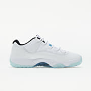 All white jordan deals 11 legend blue