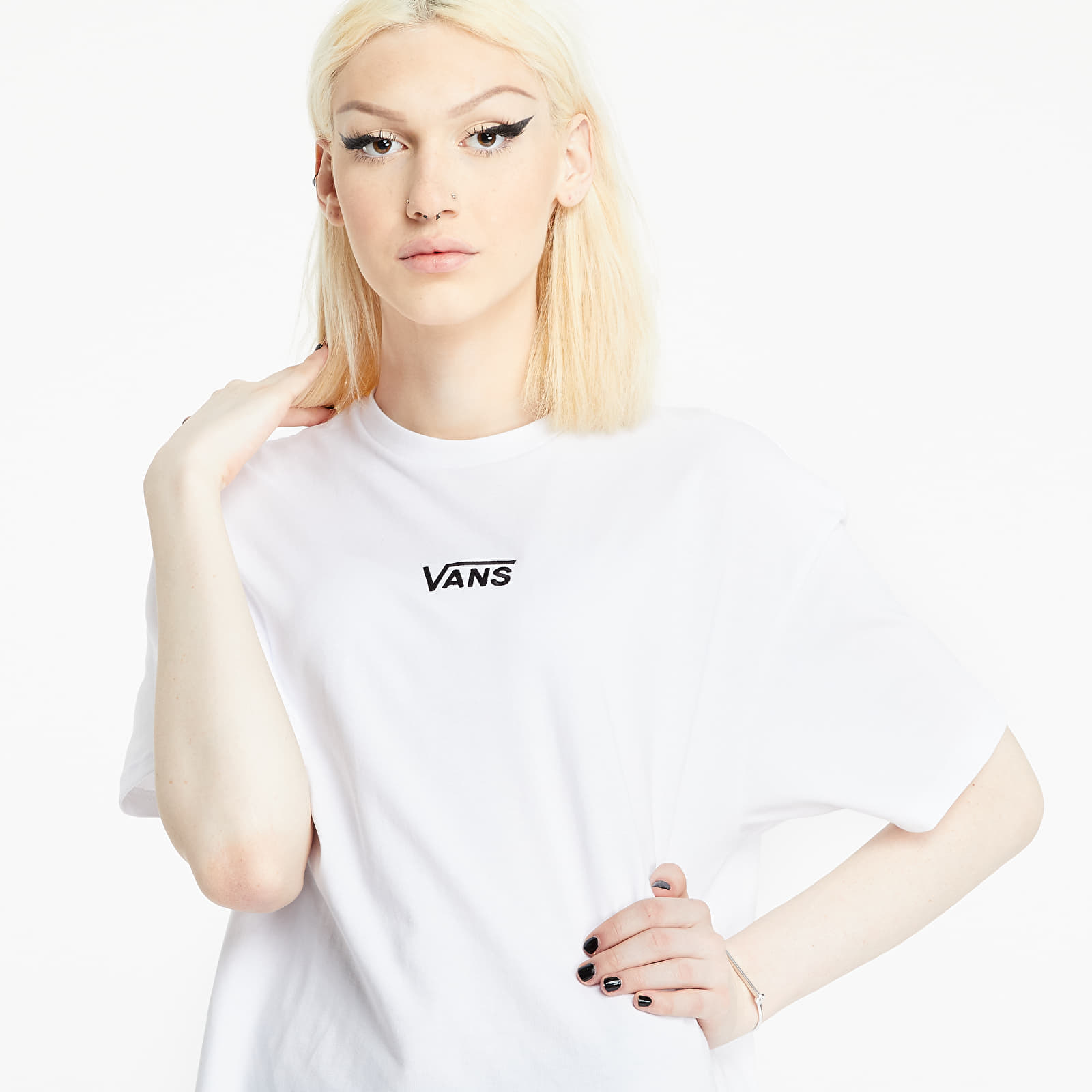 Rochii Vans Center Vee Tee Dress White