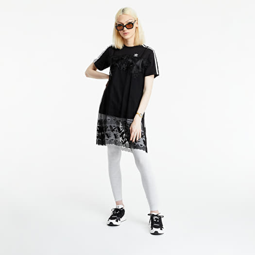 adidas lace t shirt dress Adidas Originals Lace Tee Dress Shirt Black Sexy & Sporty
