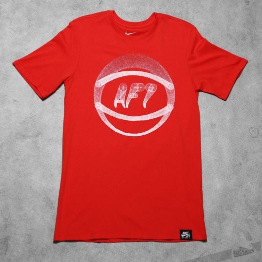 T Shirts and shirts Nike Air Force 1 Ball Art Tee Red Footshop