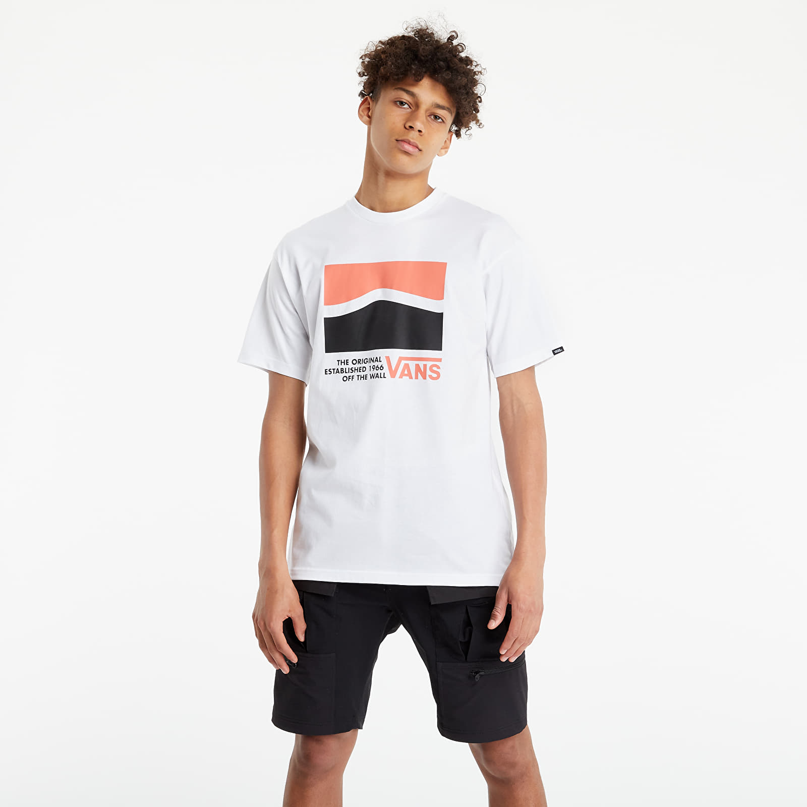 Tricouri  Vans Original Dna Sidestripe SS Tee White