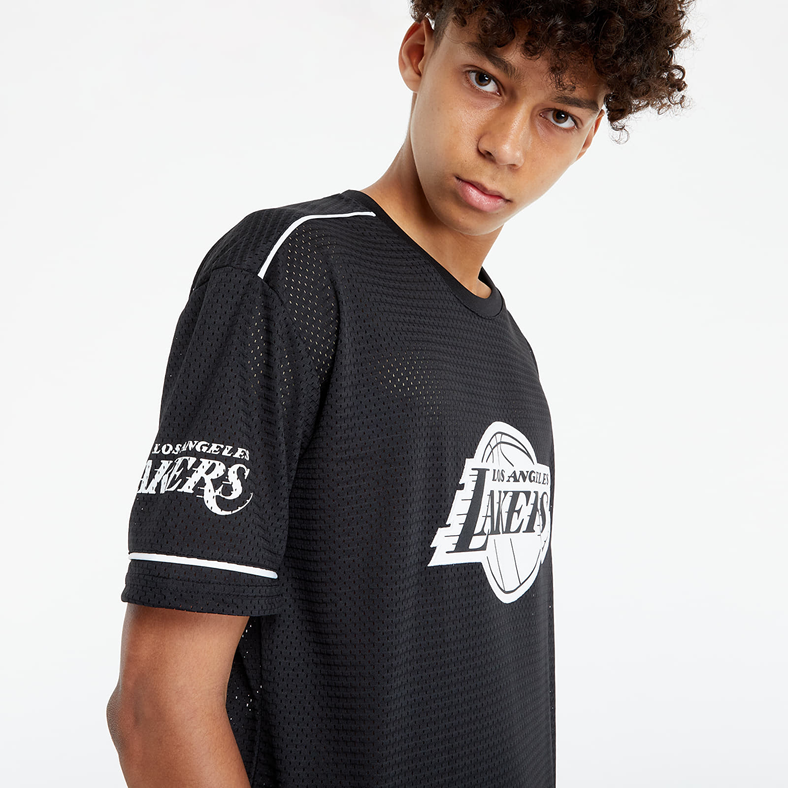 Marškinėliai New Era Nba Team Logo Oversized Los Angeles Lakers Blk