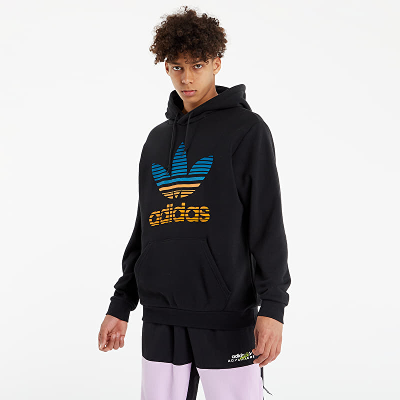 Hoodica adidas Originals Trefoil Ombré Hoodie Black