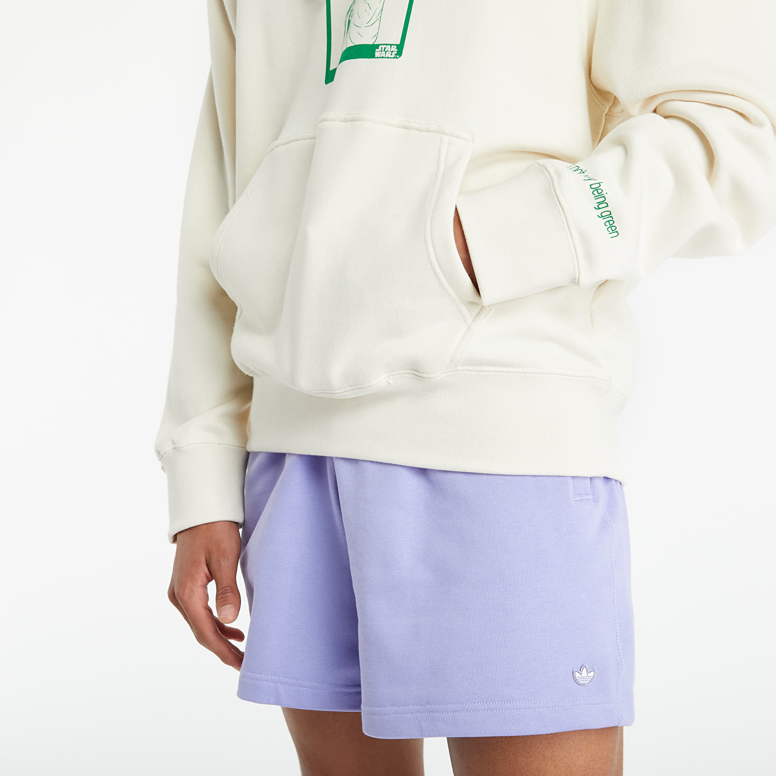 Puloverji   adidas Yoda Hoodie Non-Dyed