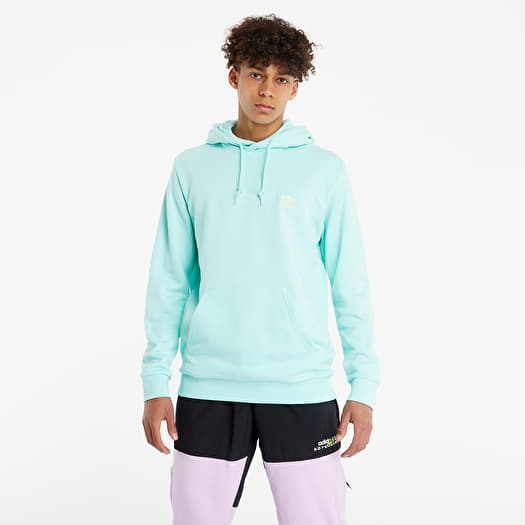 Hoodies and sweatshirts adidas Originals LOUNGEWEAR Trefoil Essentials Hoodie Clear Mint Footshop