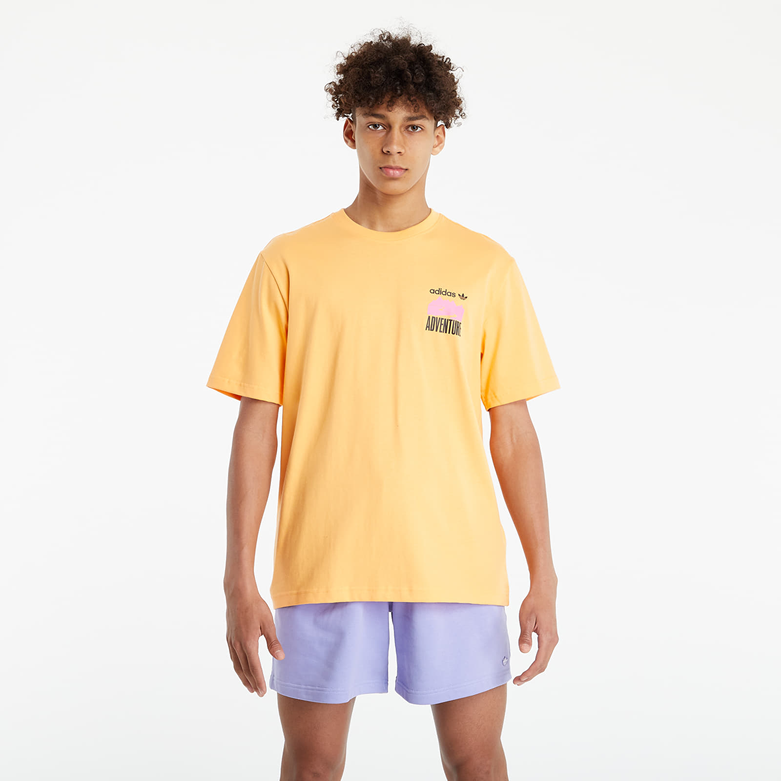 T-Shirts adidas Originals Adventure Mountain Back Print Tee Hazy Orange