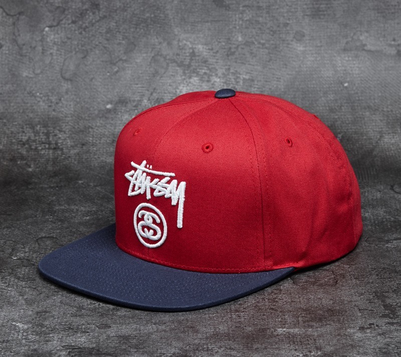 Kšiltovky Stüssy Stock Lock SP16 Cap Red