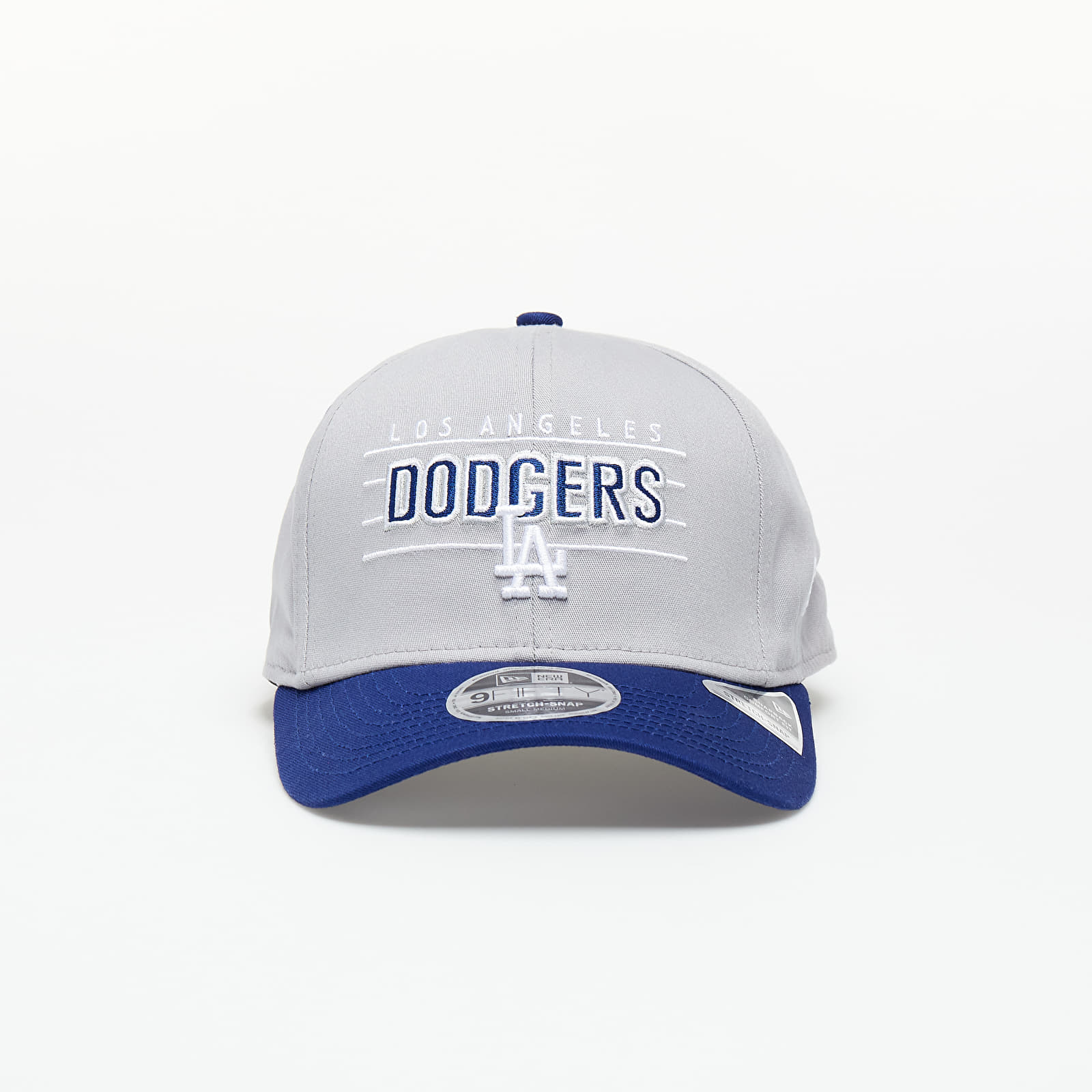 Caps New Era Los Angeles Dodgers Wordmark 9FIFTY Stretch Snap Cap Grey