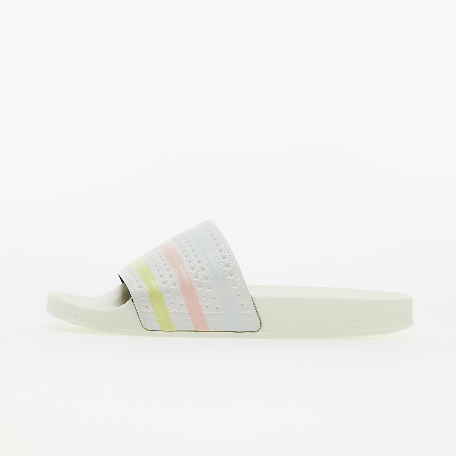 Damen Sneaker und Schuhe adidas Adilette W Off White/ Yellow Tint/ Pink Tint