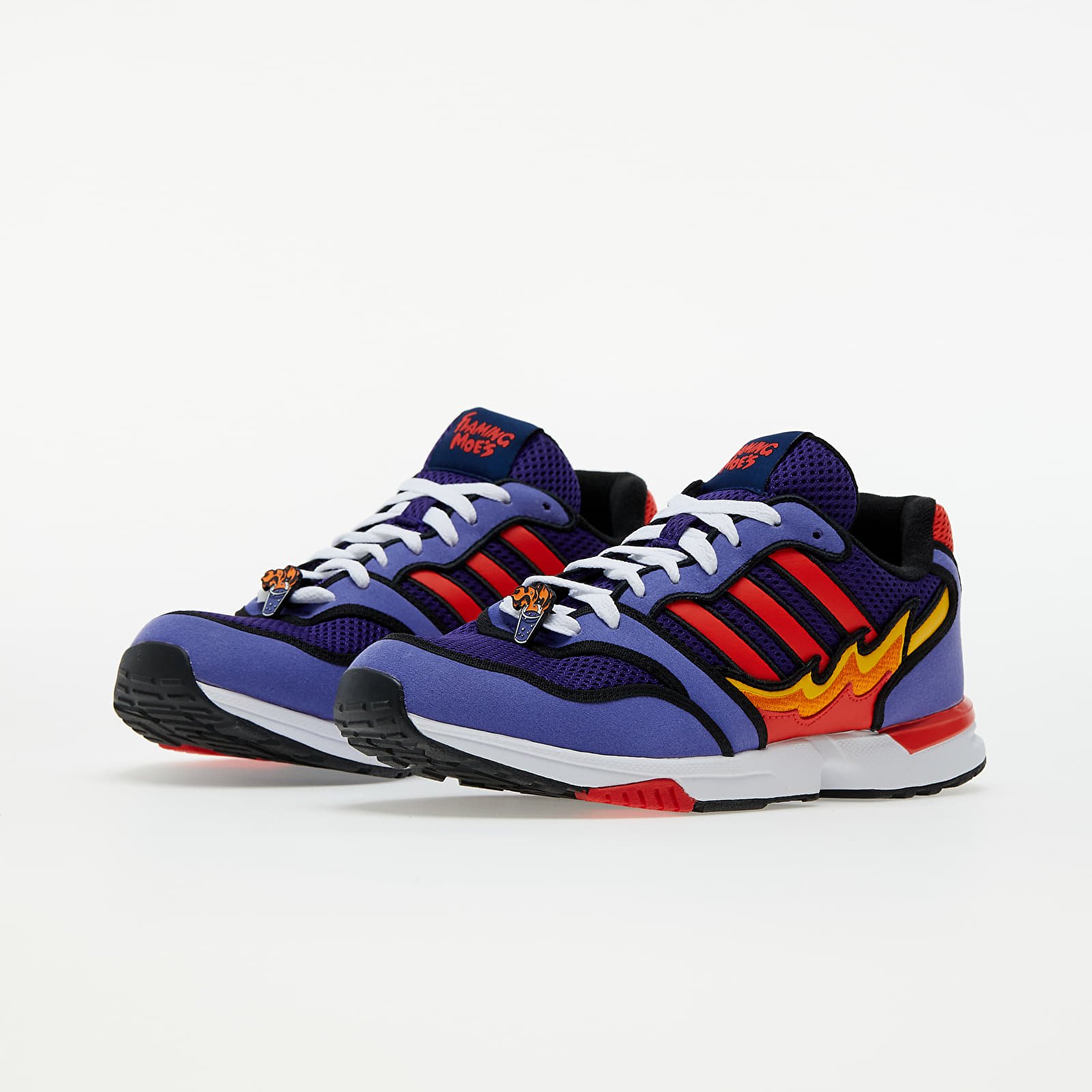 Men's shoes adidas ZX 1000 Simpsons Flaming Moe Purple/ Bright Red 