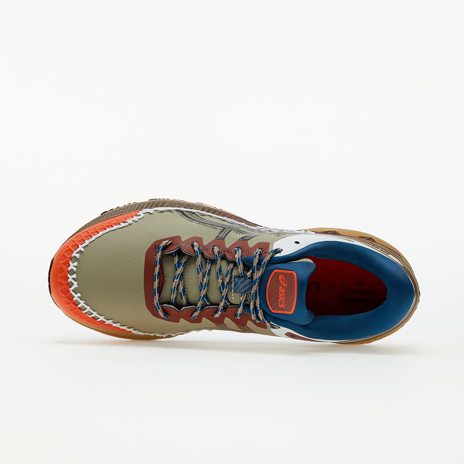 Miesten kengät Asics x Vivienne Westwood Gel-Kayano 27 DE Linchen Green/ Ox Brown