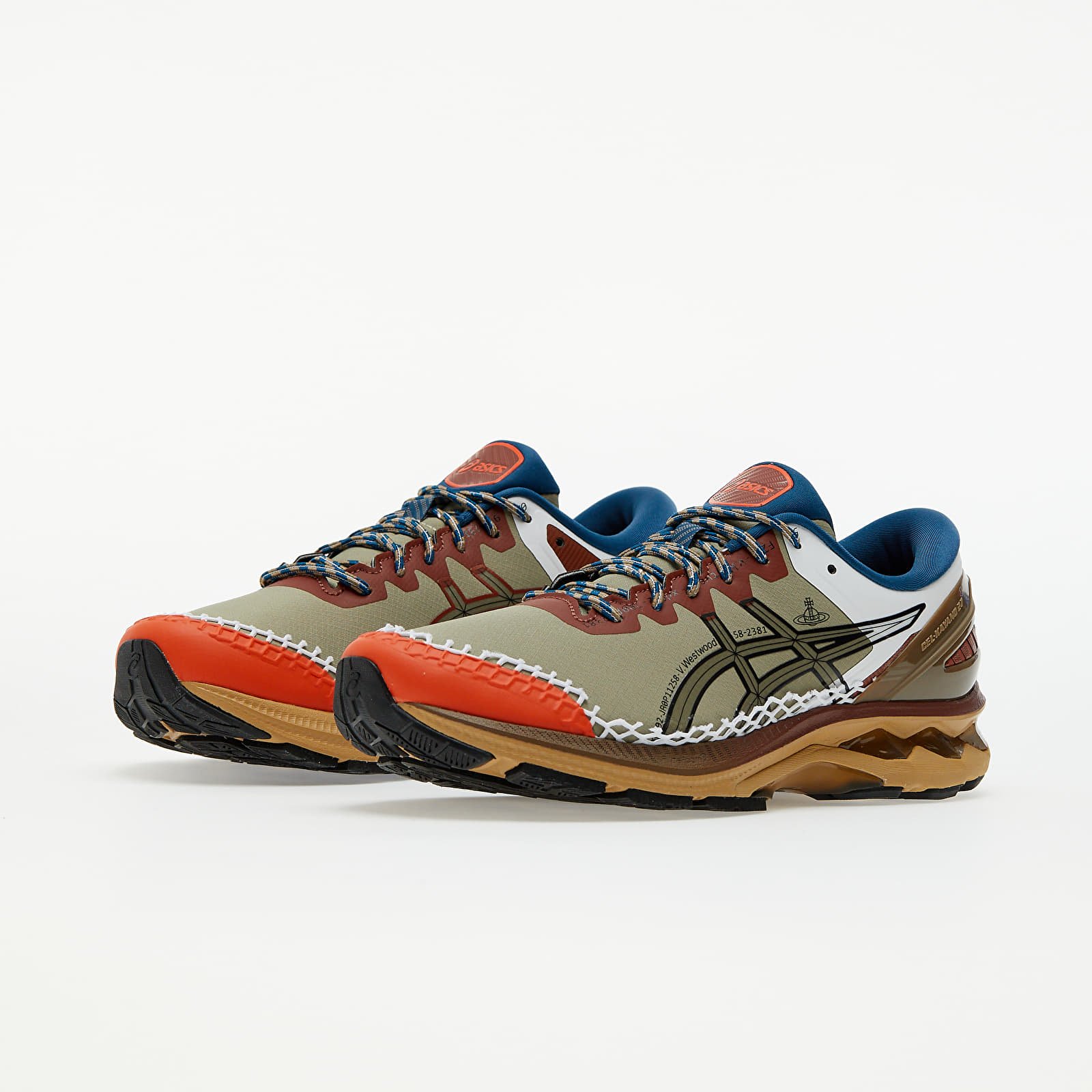 Miesten kengät Asics x Vivienne Westwood Gel-Kayano 27 DE Linchen Green/ Ox Brown