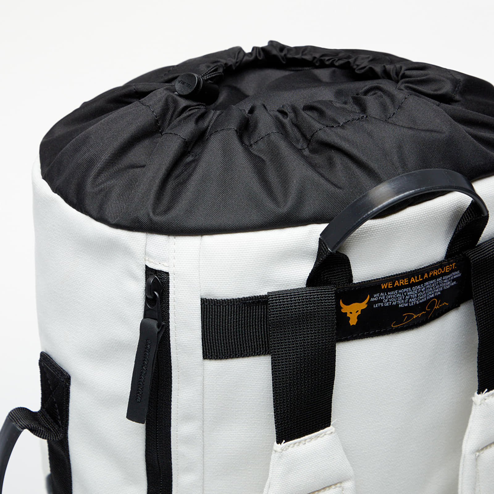 Backpacks Under Armour Project Rock 60 Gym Bag Summit White Black