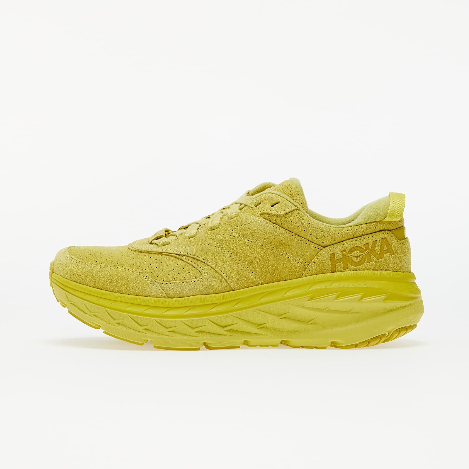 Încălțăminte și sneakerși pentru bărbați Hoka One One® M Bondi L Suede Celery/ Lima Bean