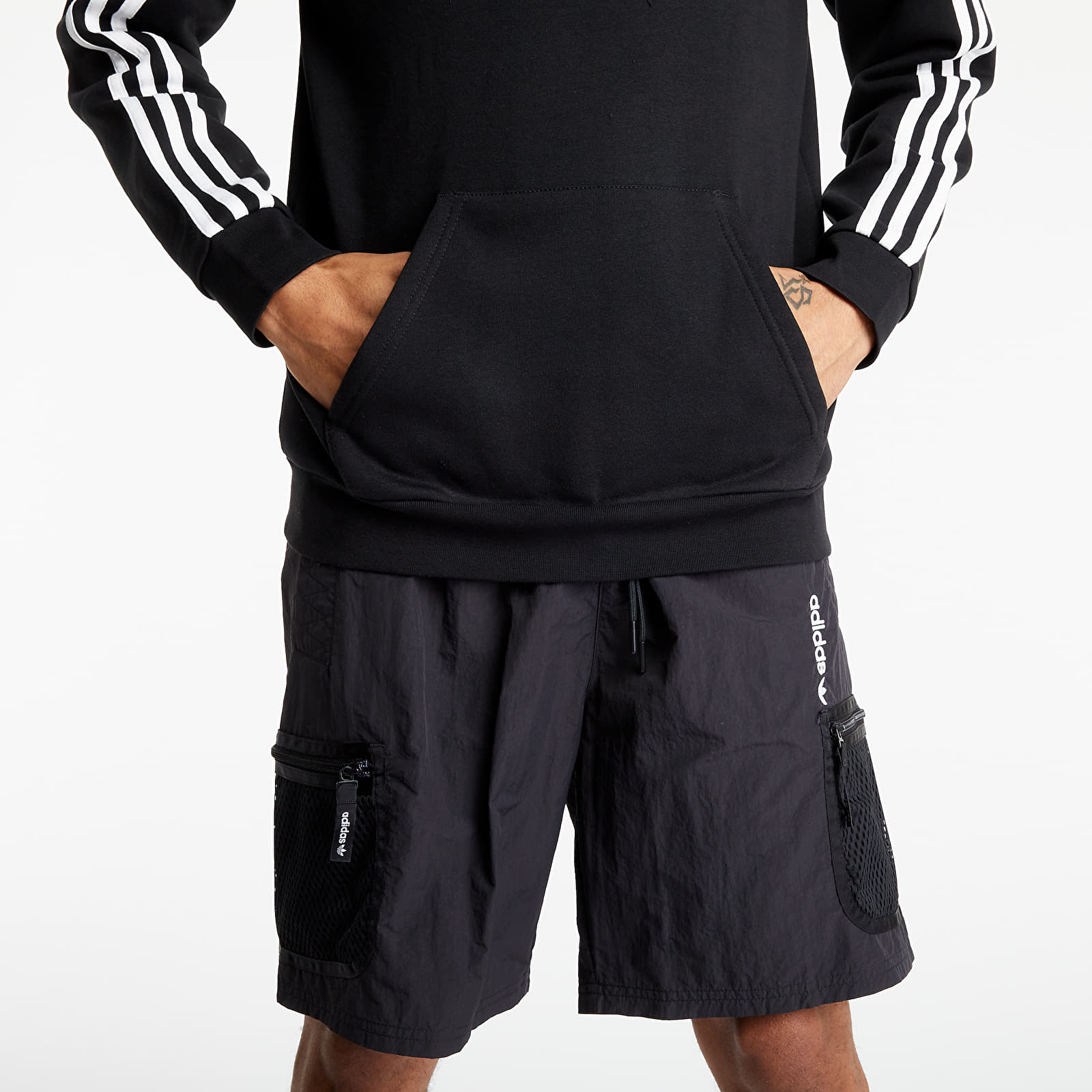 Hanorac adidas 3-Stripes Hoody Black - 1 | YEO