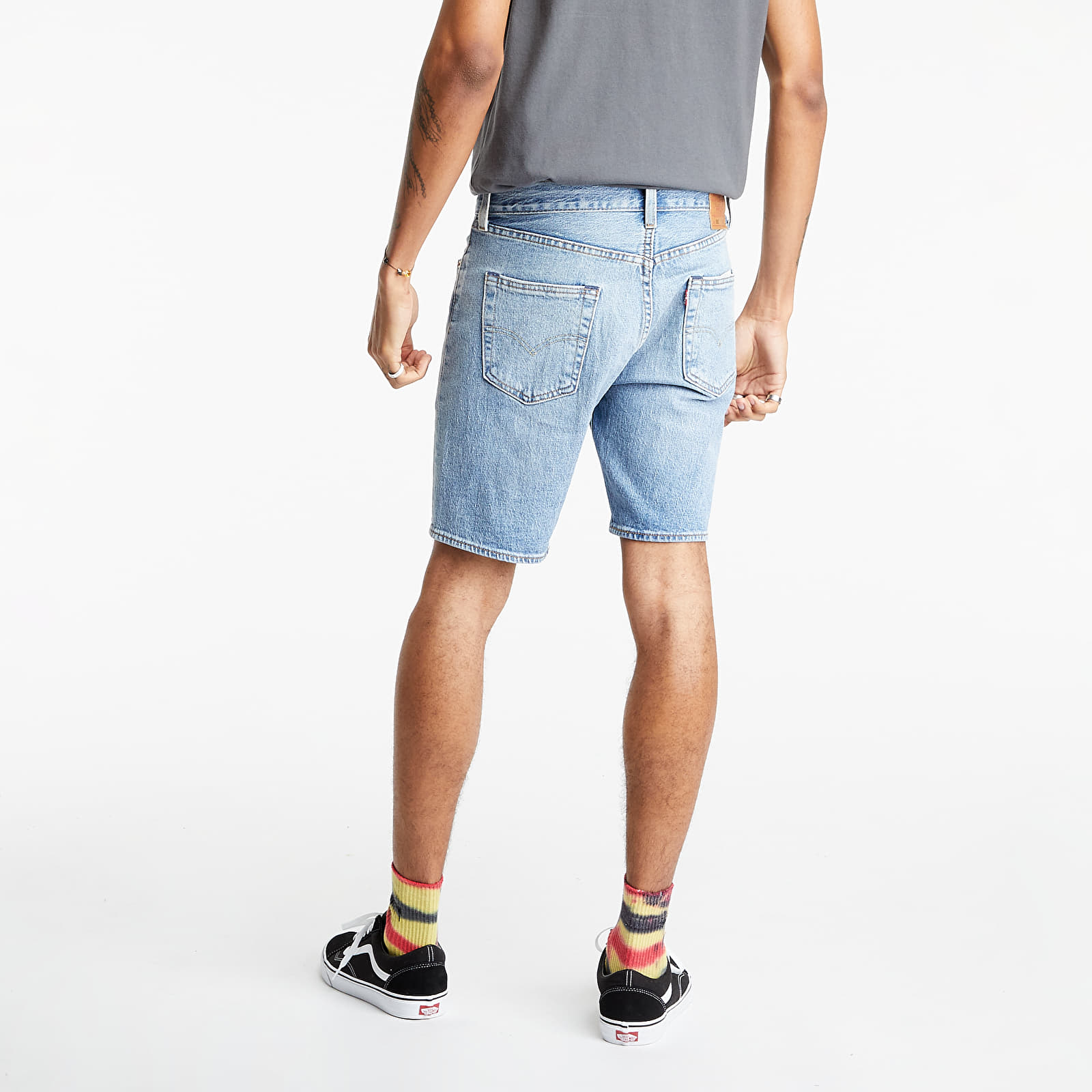 Pantaloncini Levi's® 501 Hemmed Short Light Indigo - Worn In