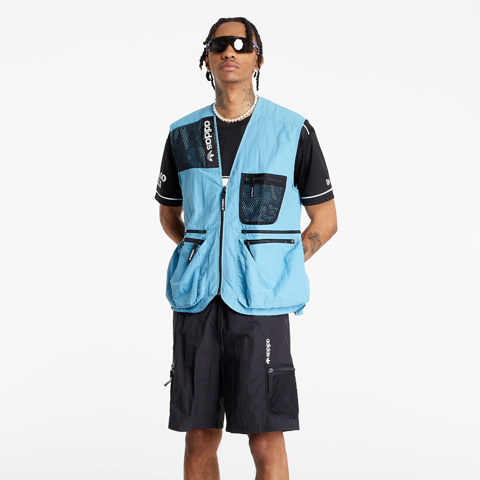 Jackets adidas Originals Adventure Cargo Vest Hazy Blue
