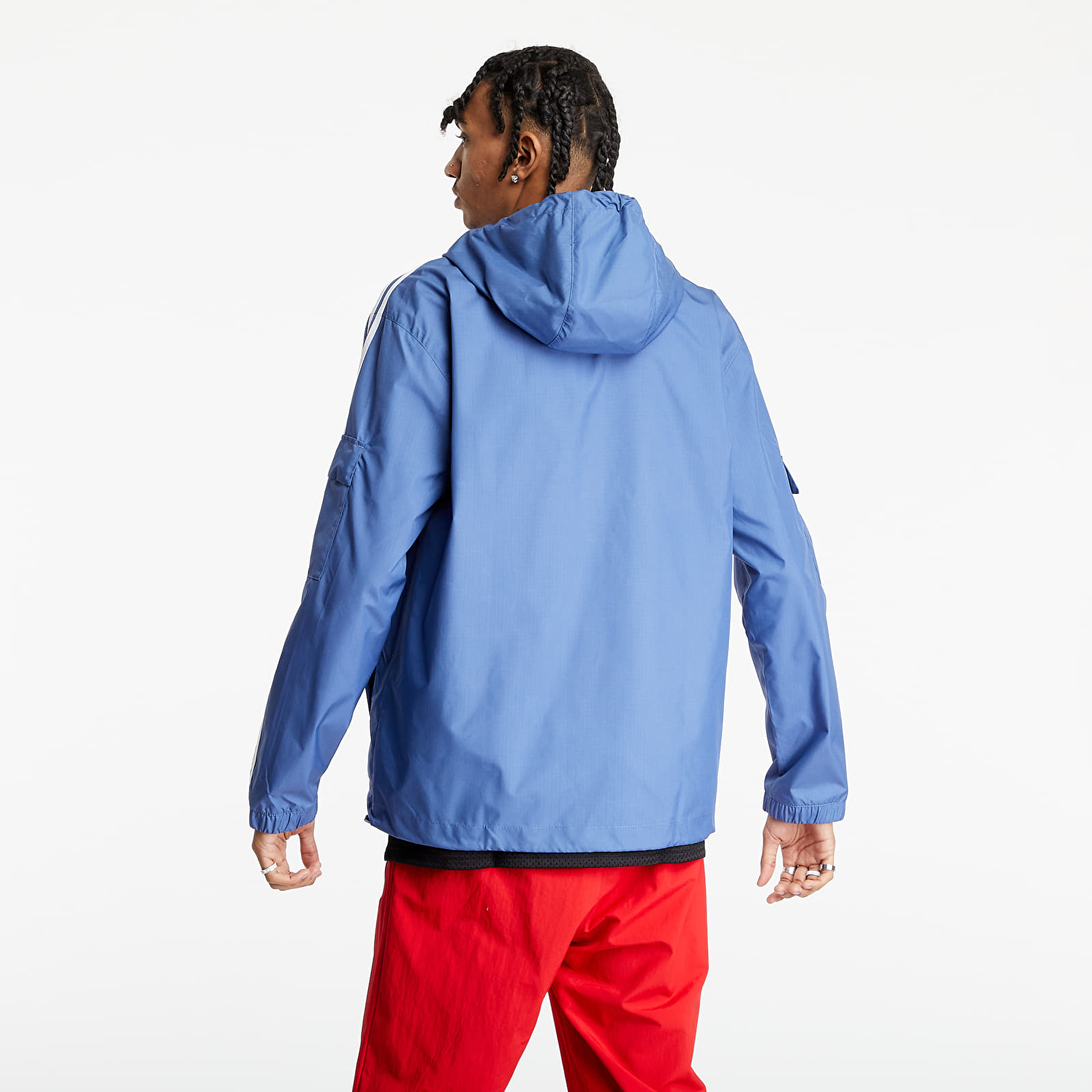 Adidas blue windbreaker store